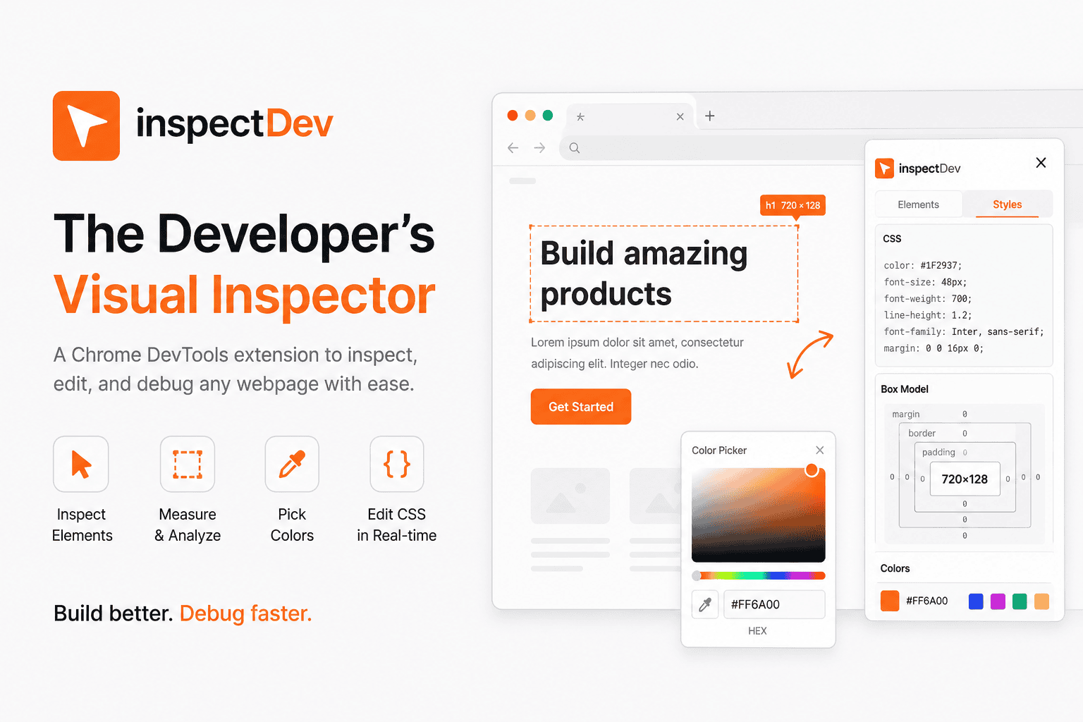 InspectDev browser extension screenshot